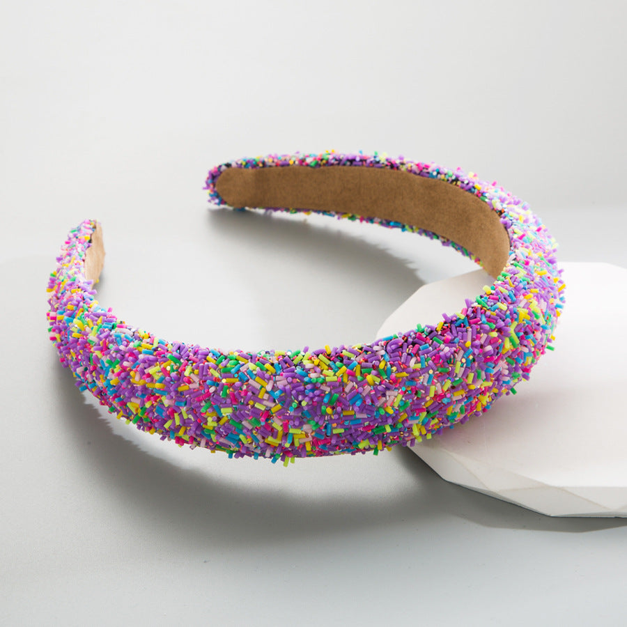 Wholesale Heming headband sponge wide brim headband